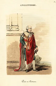 Librairie De Gide Fils Prints: British peer of the realm in ceremonial dress, 1800s