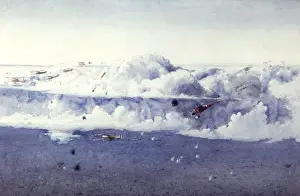 British plane lagging behind, WW1