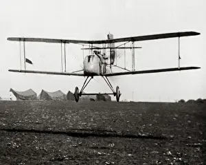 Takeoff Prints: British plane setting off, Western Front, WW1