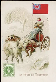 British Postman in Snow