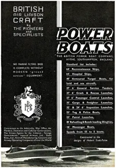 Launches Prints: British Power Boat Company General Service Launches