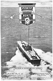 Launches Prints: British Power Boat Company General Service Launches