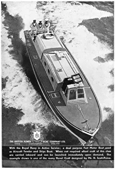 Launches Prints: British Power Boat Company General Service Launches
