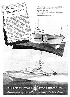 Gunboats Prints: British Power Boat Company - Motor Gunboats