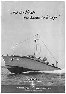 Launches Prints: British Power Boat Company - Ocean Going