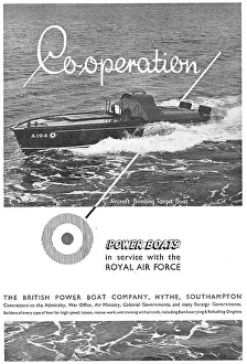 Launches Prints: British Power Boat Company - RAF Launches