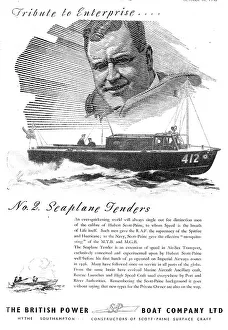 Tenders Prints: British Power Boat Company Seaplane Tenders