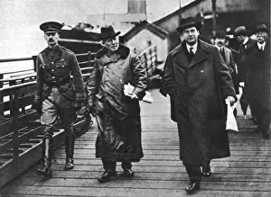 Kingstown Prints: The British Prime Minister arrives in Ireland