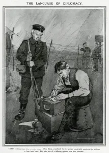 A British prisoner-of-war writing home about his conditions A British prisoner-of-war writing home about his conditions