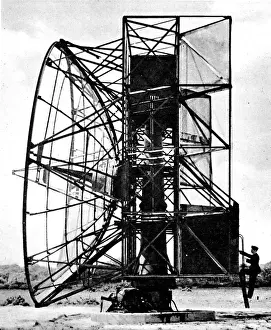 Stairs Prints: British Radar Installation, Second World War, 1945
