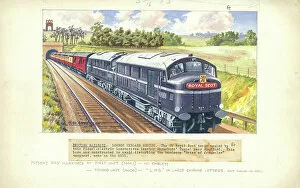 Anderson Gallery: British Railways London Midland Region - UP Royal Scot train