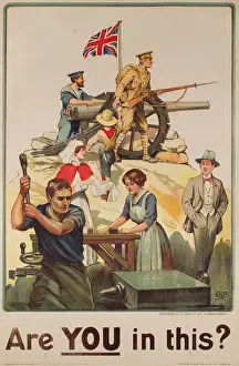 Nurse Prints: British recruitment poster, Are You in this? WW1