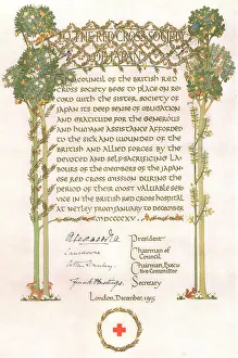 Address Prints: British Red Cross Society Facsimile
