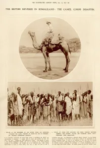 Dervishes Prints: The British reverse in Somaliland: the camel corps disaster