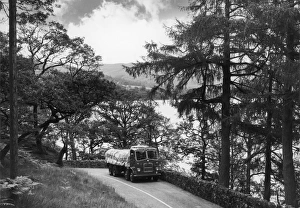 Ullswater Collection: A British Road Services truck in the Lake District