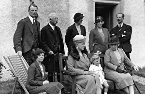 Bruce Collection: British Royal Family at Elsick House in 1931