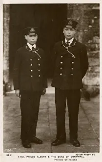 The British Royal Princes in Naval Cadet Uniforms The British Royal Princes in Naval Cadet Uniforms
