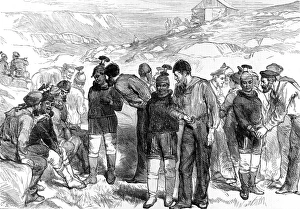 Disco Collection: British Sailors meeting Greenland Women, Disco Island, 1875