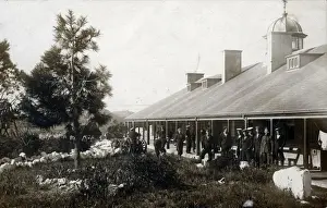 Sanatorium Prints: British sailors at a naval outpost (possibly a sanatorium)