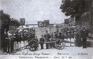 Uniformed Prints: British Seamens Orphanage, Brixham - Coronation Procession