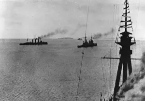 British ships in Battle of the Falkland Islands, WW1