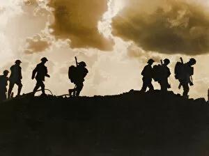 Silhouettes Collection: British soldiers 1917