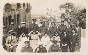 Locals Prints: British soldiers (and two sailors) and locals in Istanbul