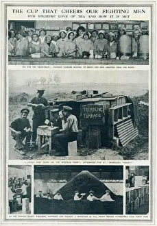 Makeshift Prints: British soldiers love of tea 1917