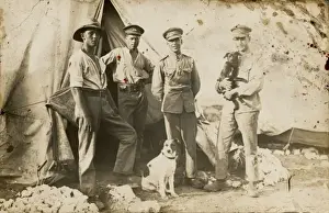 British soldiers at the Maltepe Camp, Turkey