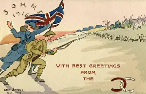 Somme Prints: British soldiers on the Somme, France, WW1