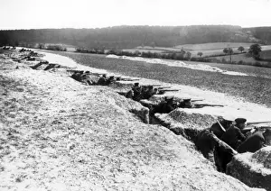 British soldiers in training, UK, WW1