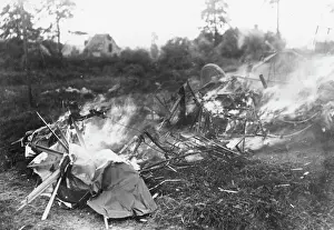 British Sopwith triplane crash, Passchendaele, WW1