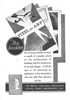Shelters Prints: The British Steelwork Association : Air Raid Shelters