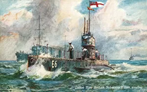 Submarine Collection: British submarine HMS E6, WW1