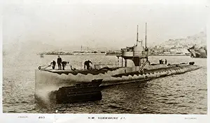 Hmas Prints: British submarine HMS J1, WW1