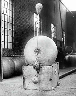 A British submarine mine during WW1