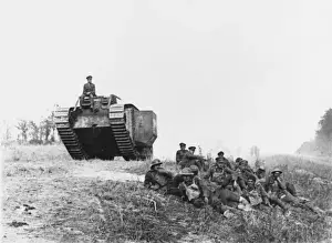 Amiens Prints: British Tank 1918