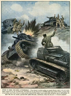 Images Dated 12th March 2019: BRITISH TANKS DESTROYED