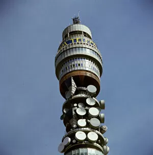 Eighties Gallery: The top of the British Telecom BT Tower, London