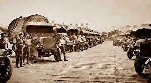 A British transport depot during WW1