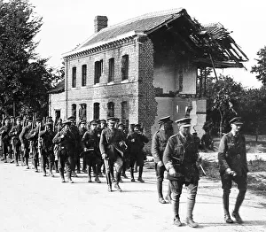 British troops at the Dolls House, Brassee Road - WW1