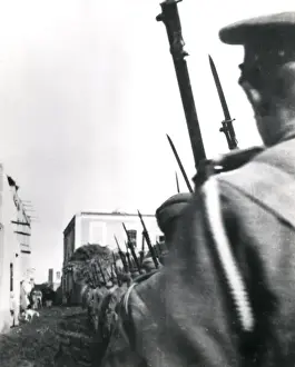 British troops at Hosh Issa, Egypt, WW1