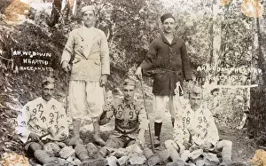 Convicts Prints: British troops in India pretend to be rock-breaking convicts