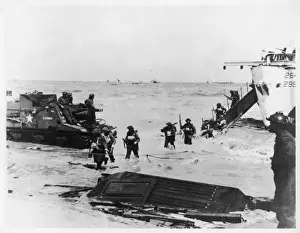 56th Prints: British Troops Land