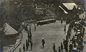 Images Dated 29th July 2016: British troops on parade, Simla, Himachal Pradesh, India