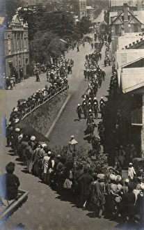 Images Dated 29th July 2016: British troops on parade, Simla, Himachal Pradesh, India