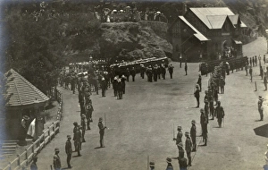 Images Dated 13th October 2016: British troops on parade, Simla, Himachal Pradesh, India