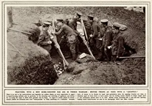 Catapult Prints: British troops practising with new catapult