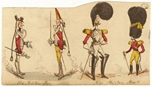Images Dated 9th June 2011: British uniforms - old and new