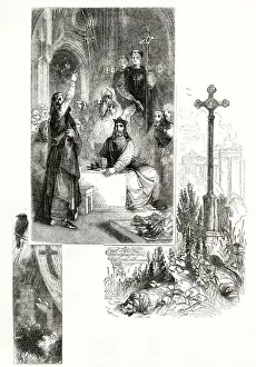 Decorate Prints: The British Valhalla -- conversion to Christianity